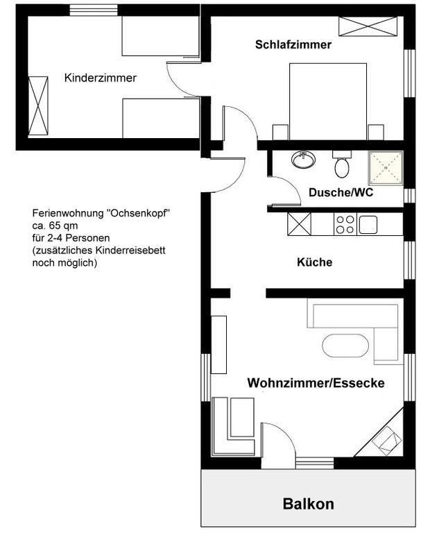 Haus Rosenbuehl Bed & Breakfast วาร์เมนชไตนาค ภายนอก รูปภาพ